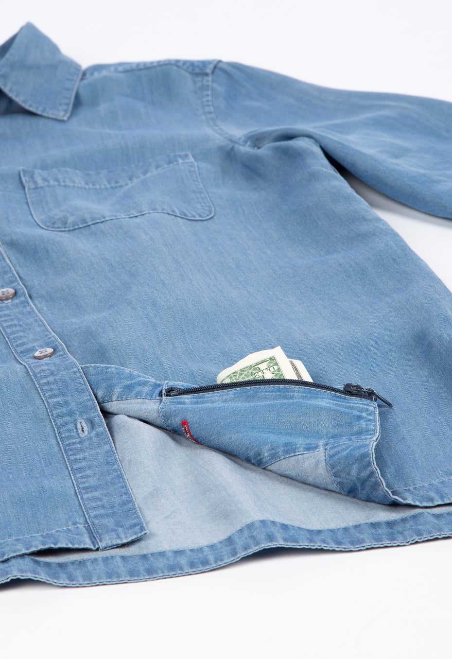 The Charlotte Chambray Shirt - ALL SALES FINAL