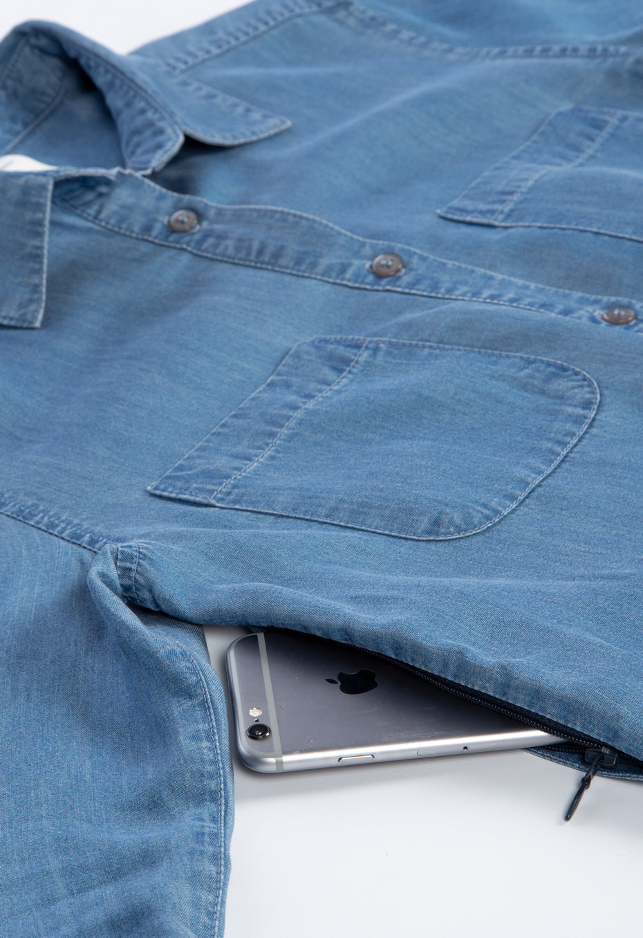 The Charlotte Chambray Shirt - ALL SALES FINAL