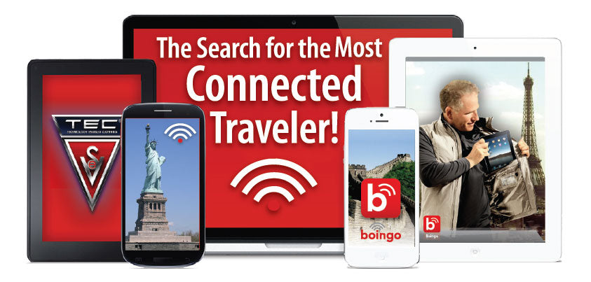 Most Connected Traveler Contest: Enter To Win Prizes From Boingo and Scottevest!