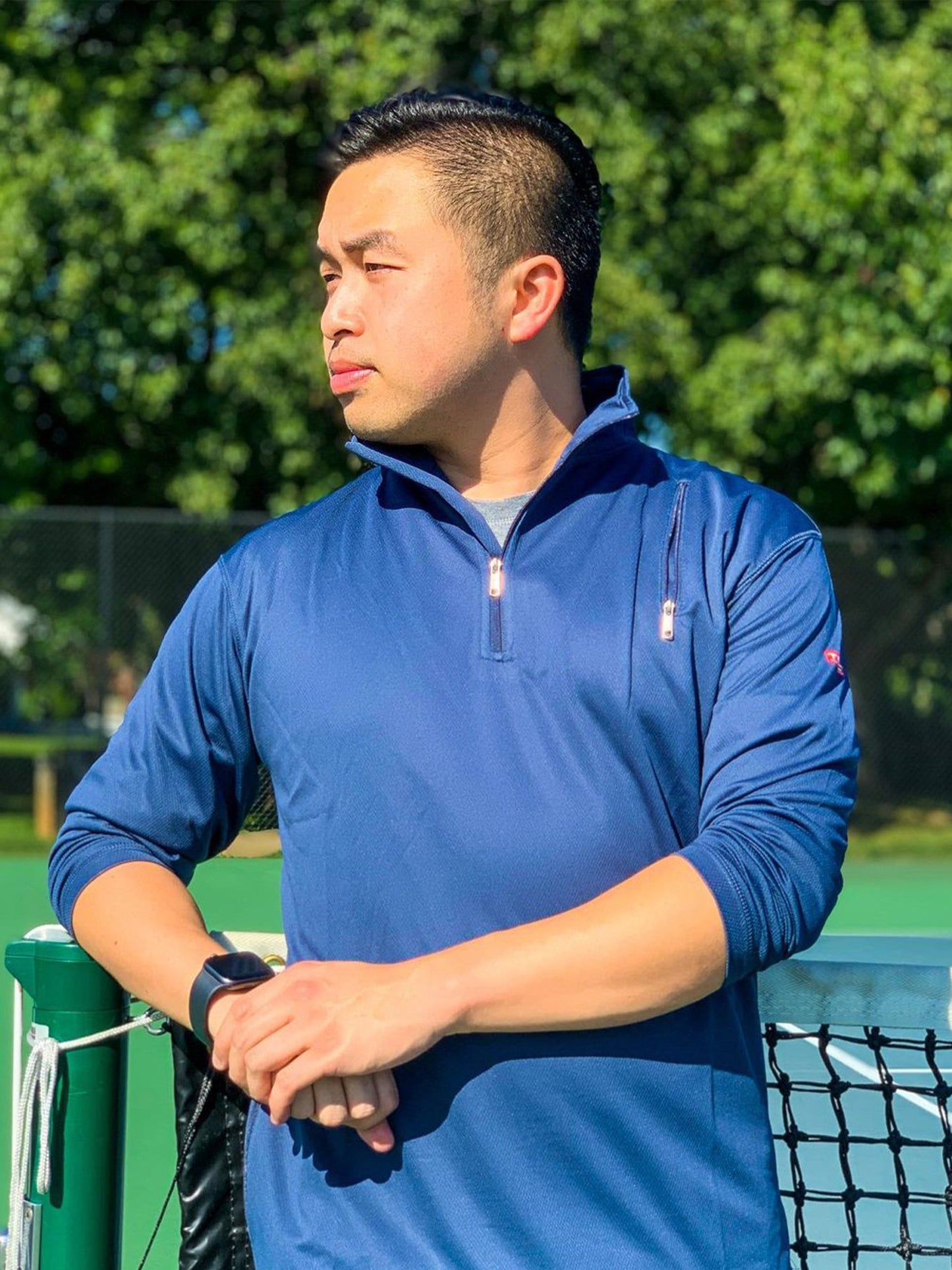Qzip Qzip Men's Zip Pullover Shirt with Hidden Pockets | SCOTTeVEST