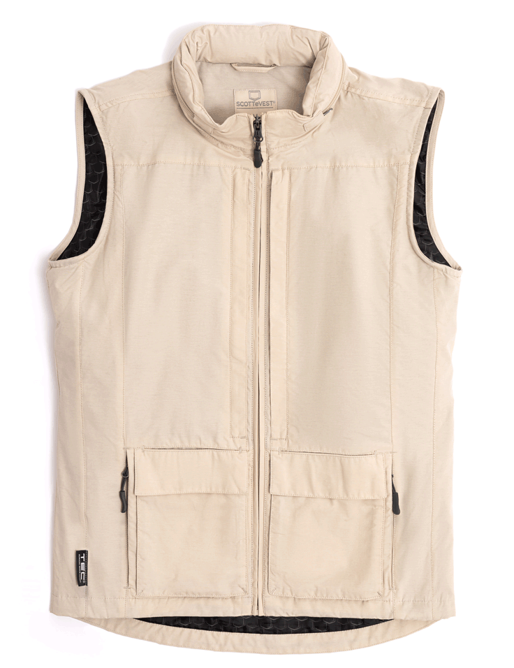 Travel waistcoat with 2025 lots of pockets