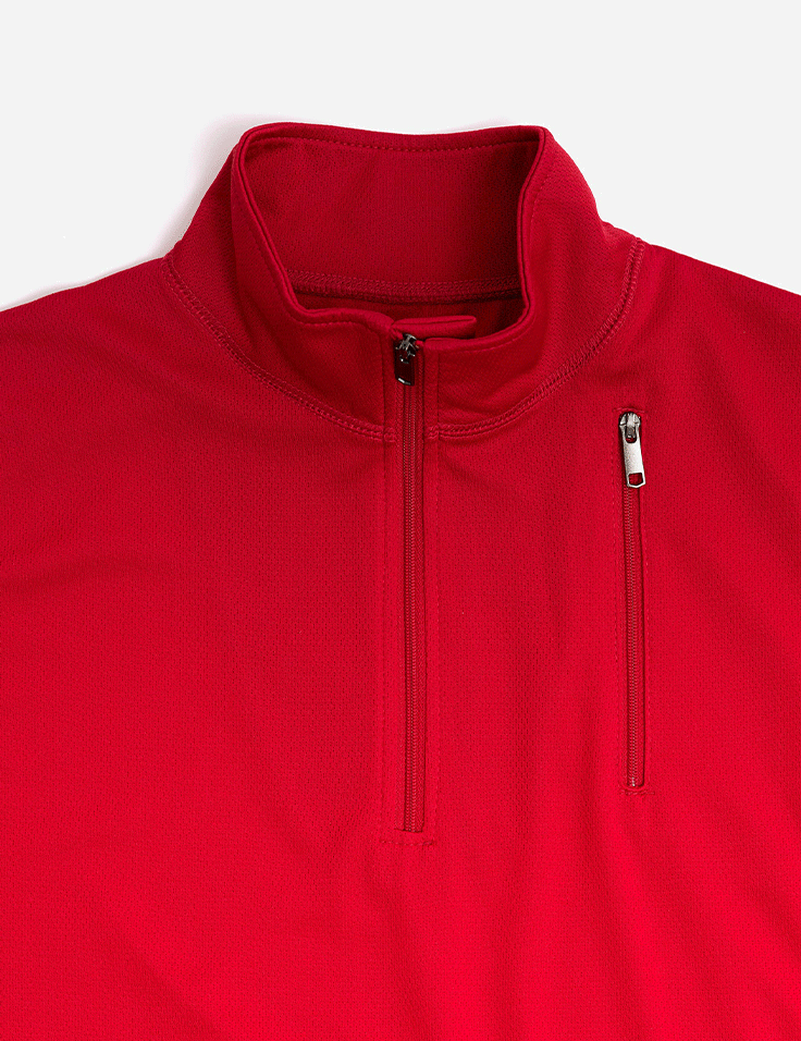 Qzip Women's Zip Pullover Sport with Hidden Pockets | SCOTTeVEST Qzip Women's Zip Pullover Sport with Hidden Pockets | SCOTTeVEST