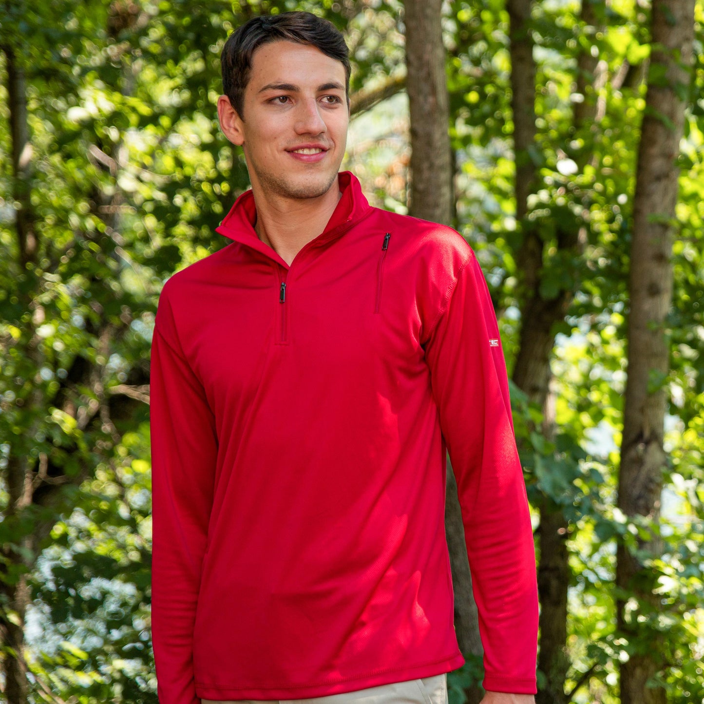 Qzip Qzip Men's Zip Pullover Shirt with Hidden Pockets | SCOTTeVEST