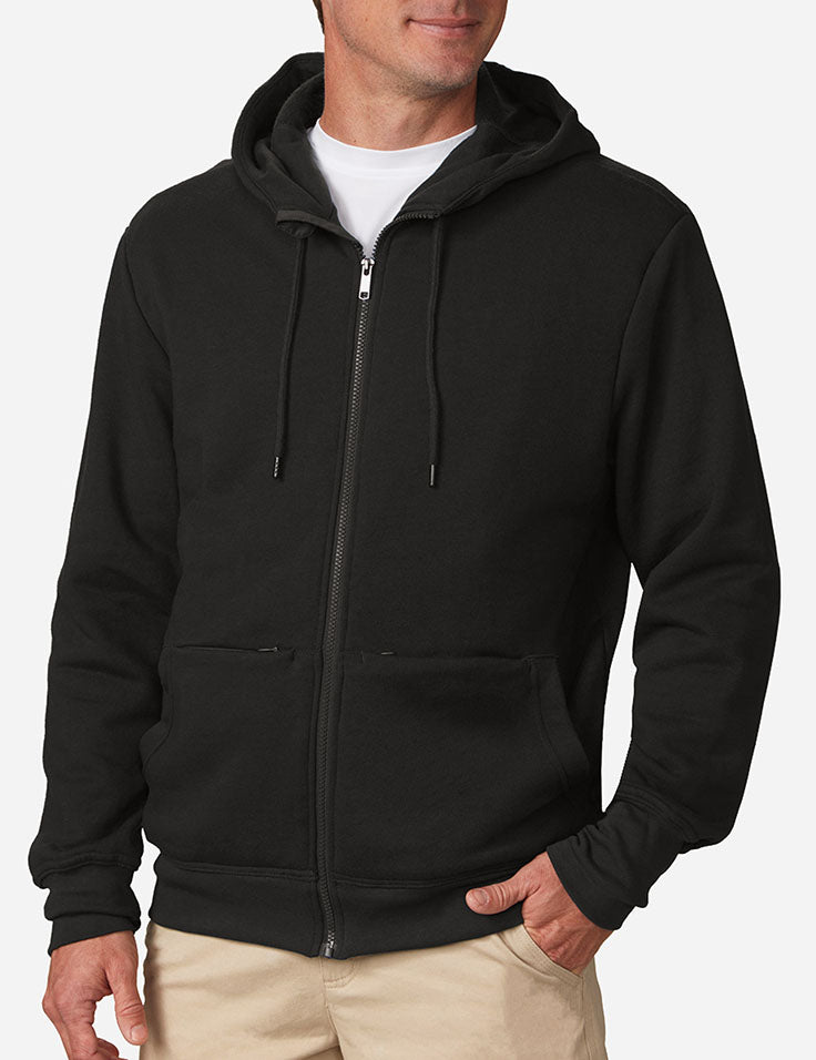 Zipper Print Hoodie - Men - OBSOLETES DO NOT TOUCH